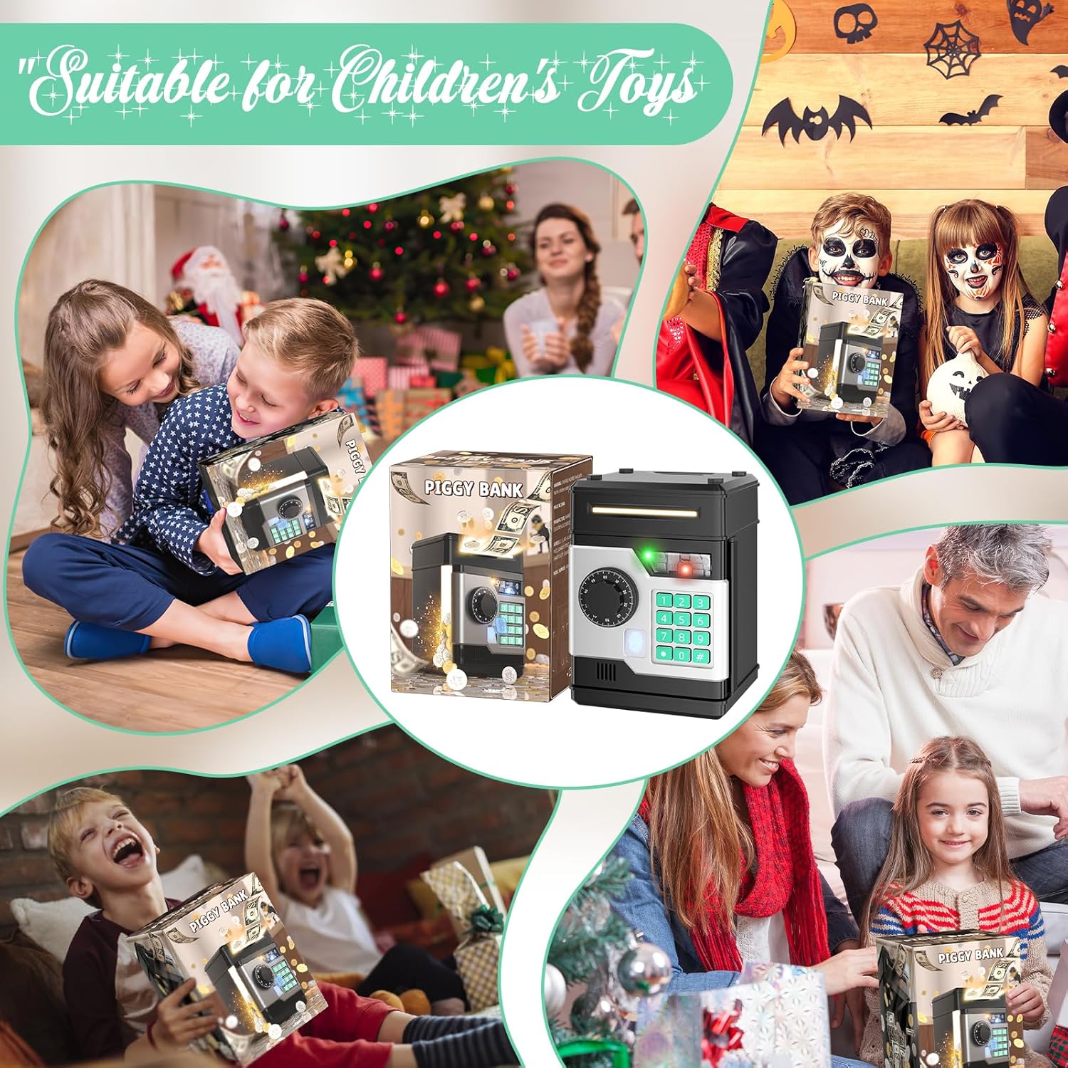 Piggy Bank, Automatic Electronic Piggy Bank for Ki... - Image 7