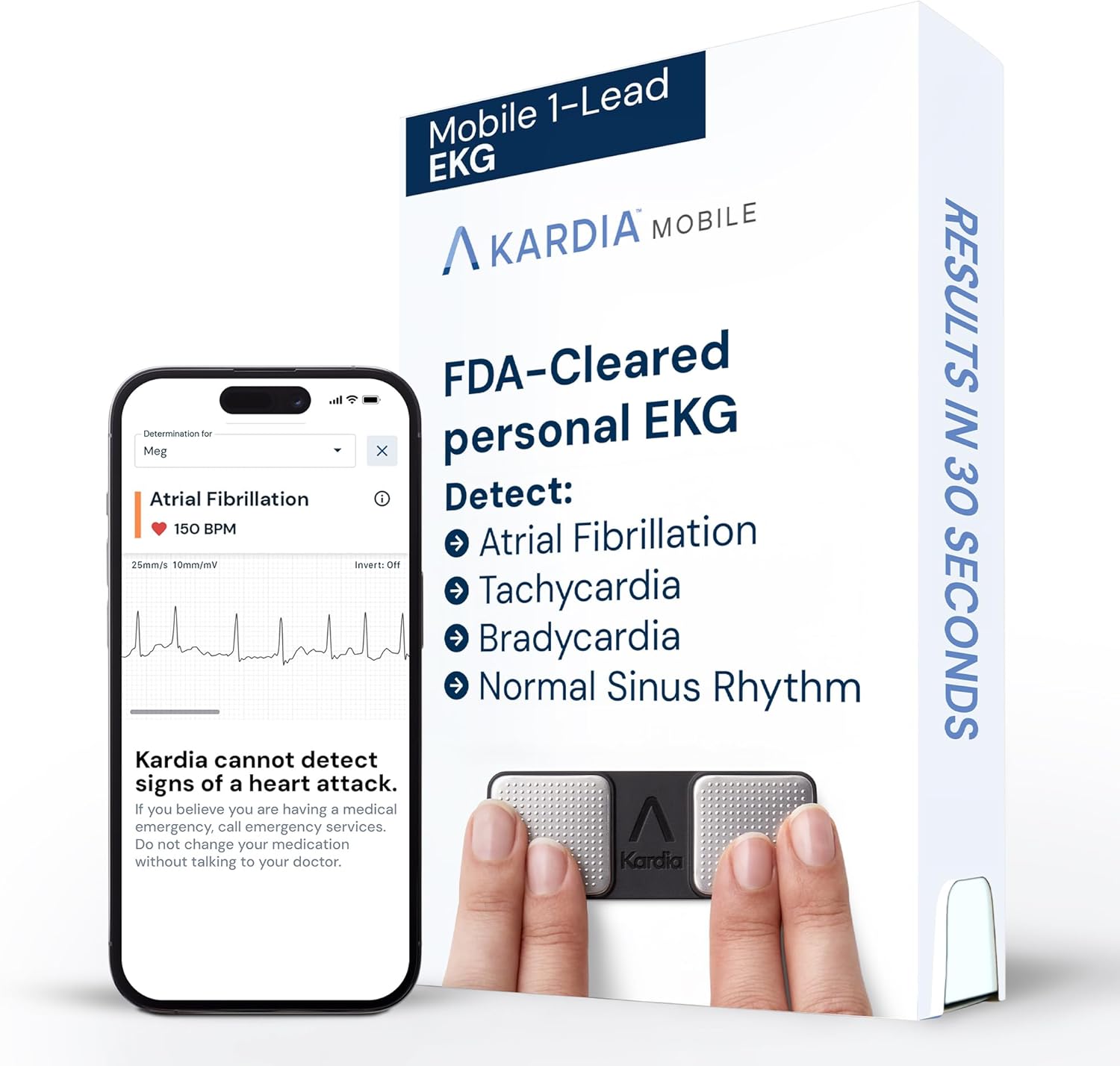 KardiaMobile 1-Lead EKG Monitor, Medical-Grade FDA... - Image 2