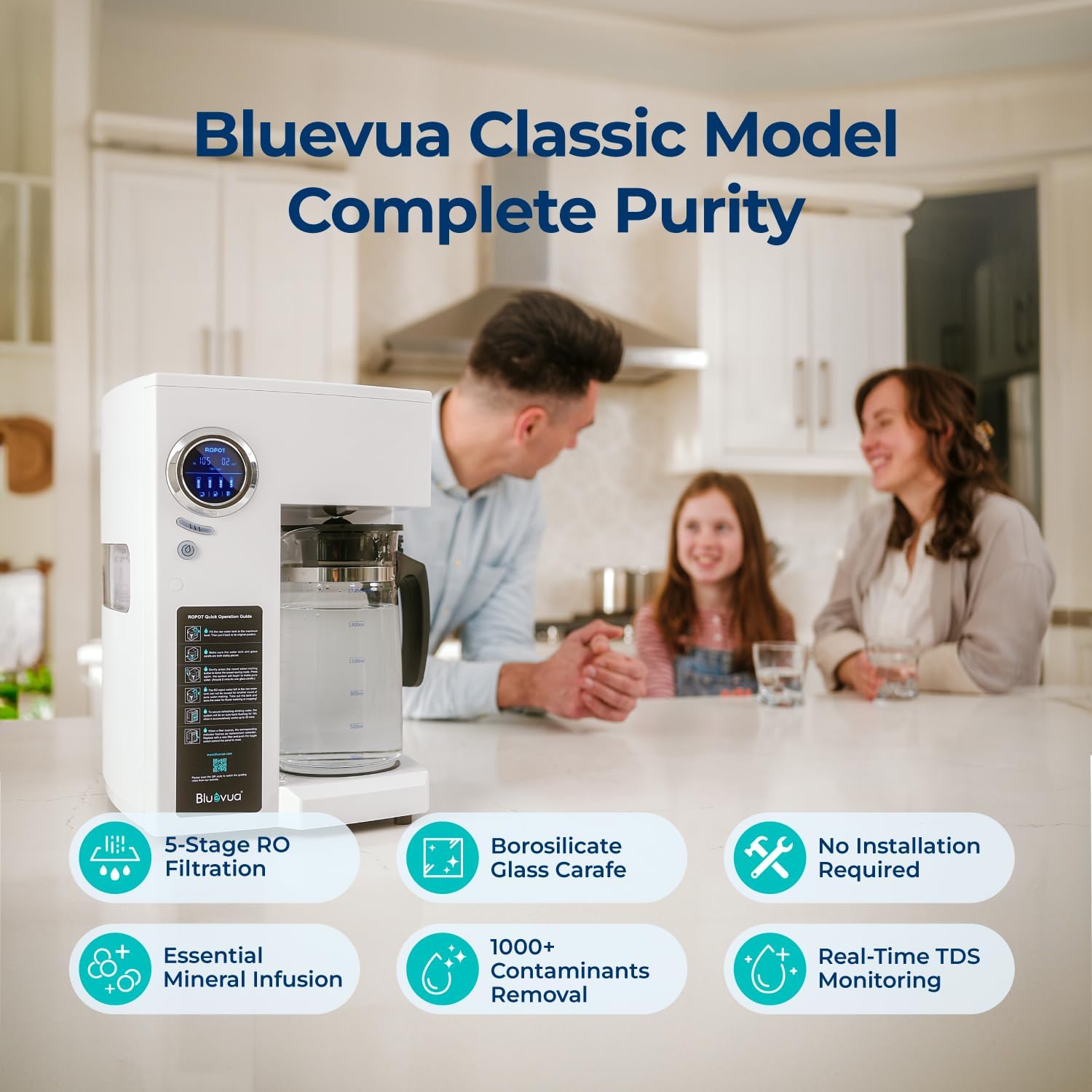 Bluevua RO100ROPOT Reverse Osmosis System Countert... - Image 3