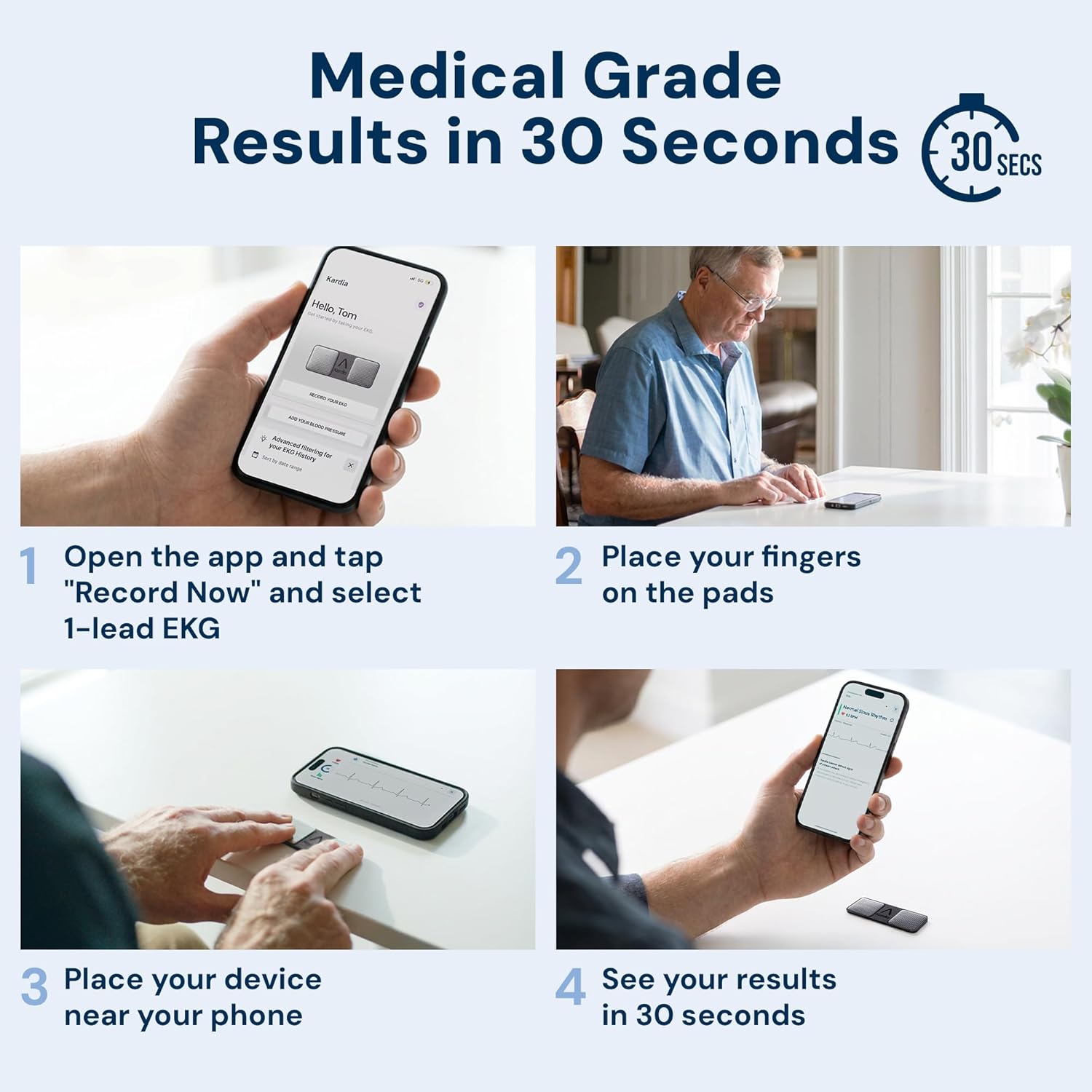 KardiaMobile 1-Lead EKG Monitor, Medical-Grade FDA... - Image 7