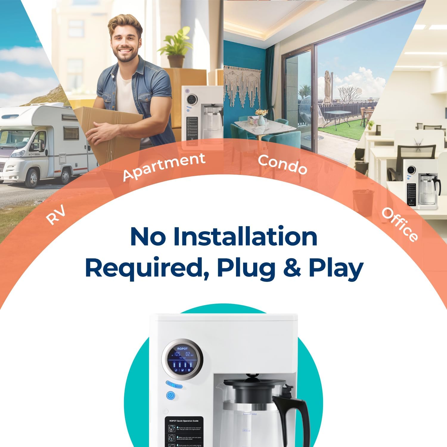 Bluevua RO100ROPOT Reverse Osmosis System Countert... - Image 4