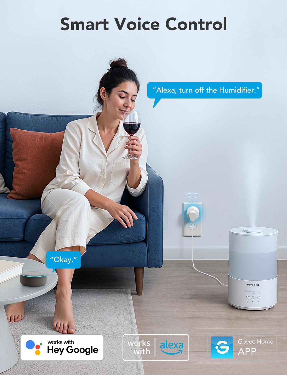 Govee Smart Plug, WiFi Plugs Work with Alexa & Goo... - Image 3